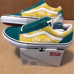 Vans Old Skool Aloha Marine and Gold Limited Edition Hawaiian